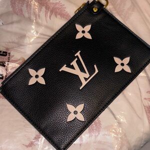 Louis Vuitton Black and pink Pouchette